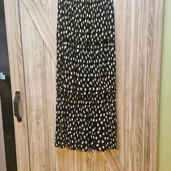 Fame & Partners The Romero  Preppy Maxi Pleats polka dots skirts - Picture 5 of 13